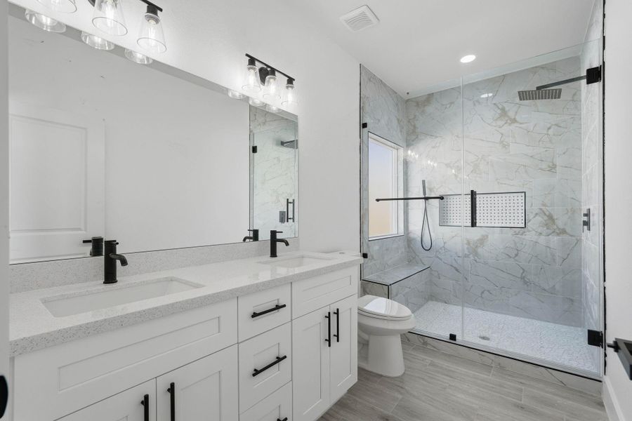 Furnished interior view inside a new home in , Willis (Image 7).