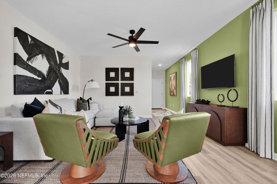 Furnished interior view inside a new home in Baxley Villas, Middleburg (Image 12).
