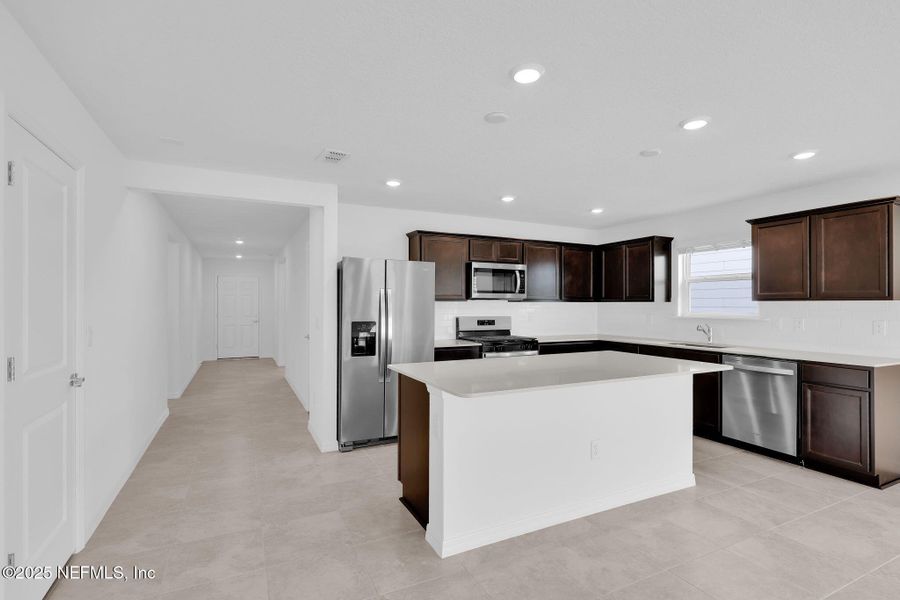 Furnished interior view inside a new home in Wells Landing, Jacksonville (Image 6).