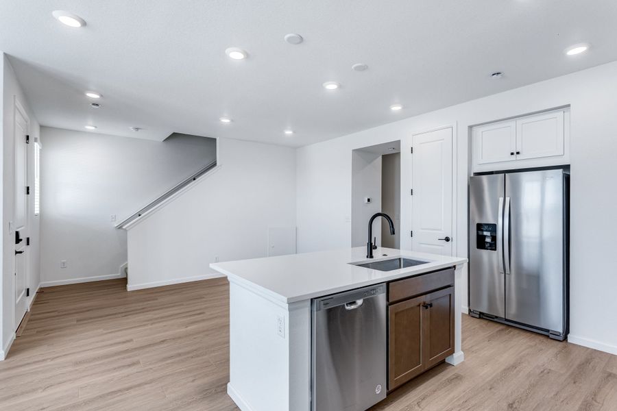Furnished interior view inside a new home in Westside Crossing, Berthoud (Image 8).