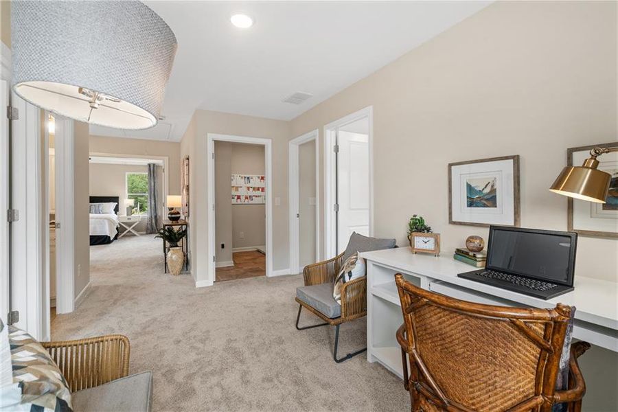 Furnished interior view inside a new home in Hickory Heights, Acworth (Image 27).