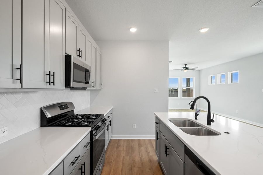 Furnished interior view inside a new home in Union Collection at Park Central, Georgetown (Image 8).