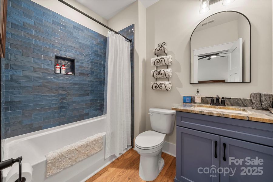 Furnished interior view inside a new home in , Clover (Image 23).