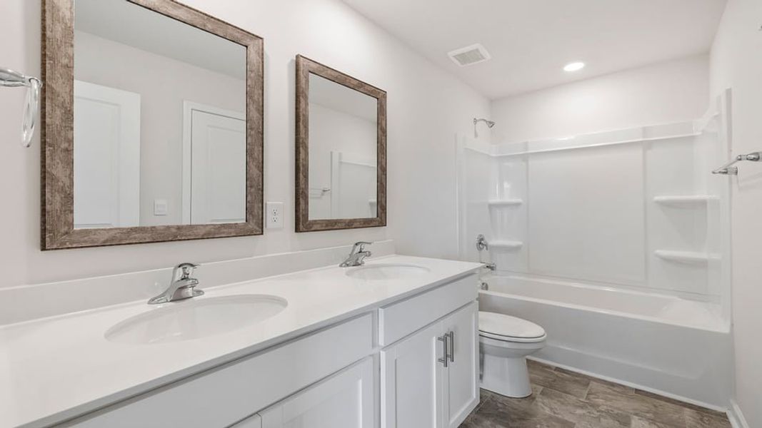 Furnished interior view inside a new home in Durbin Meadows Traditions, Fountain Inn (Image 10).