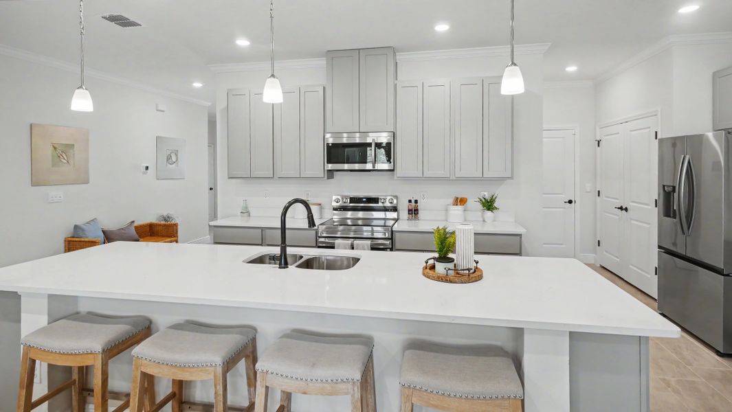 Representative furnished interior of a home built from the Drexel by Maronda Homes in North Port, North Port (Image 9).