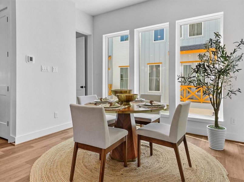 Furnished interior view inside a new home in , Houston (Image 18).