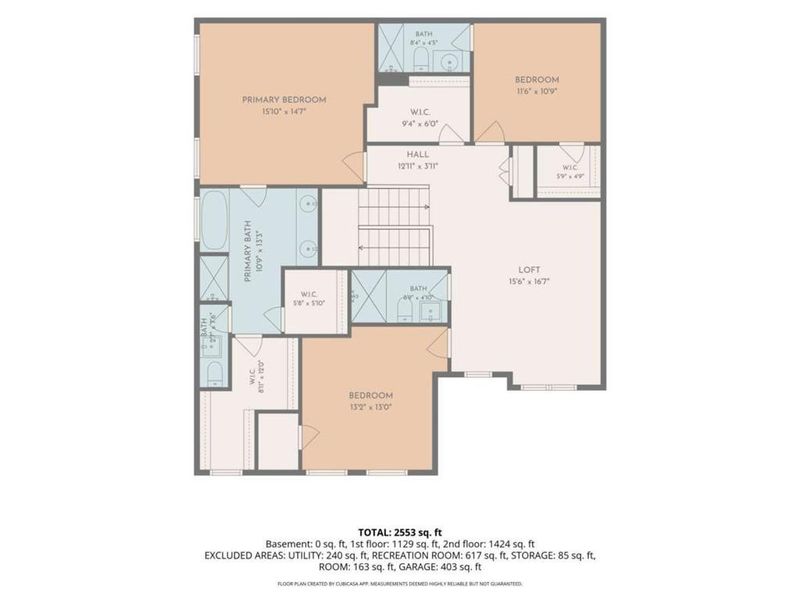 2D floor plan layout of this home in , Auburn, GA (Image 6).