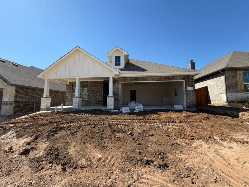 In-progress construction of a new home in Waterford Park, Weatherford, TX (Image 3).