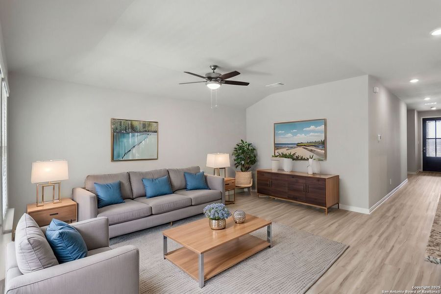 Furnished interior view inside a new home in Thomas Pond, San Antonio (Image 13).