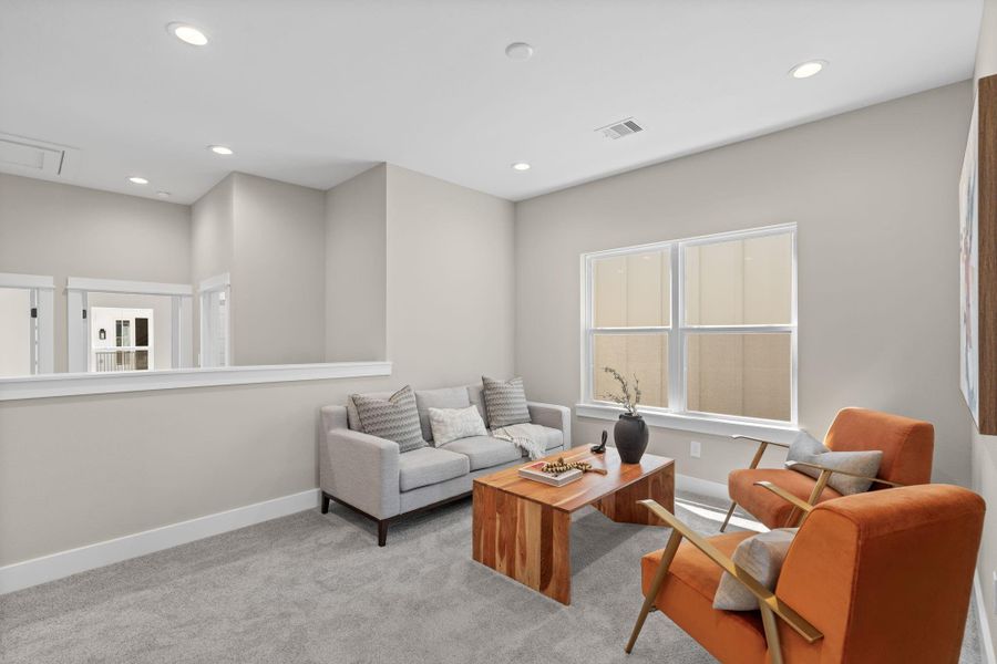 Furnished interior view inside a new home in , Houston (Image 6).