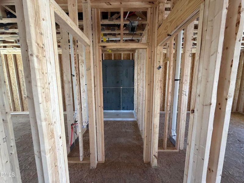 In-progress construction of a new home in Wellers Knoll, Lillington, NC (Image 29).