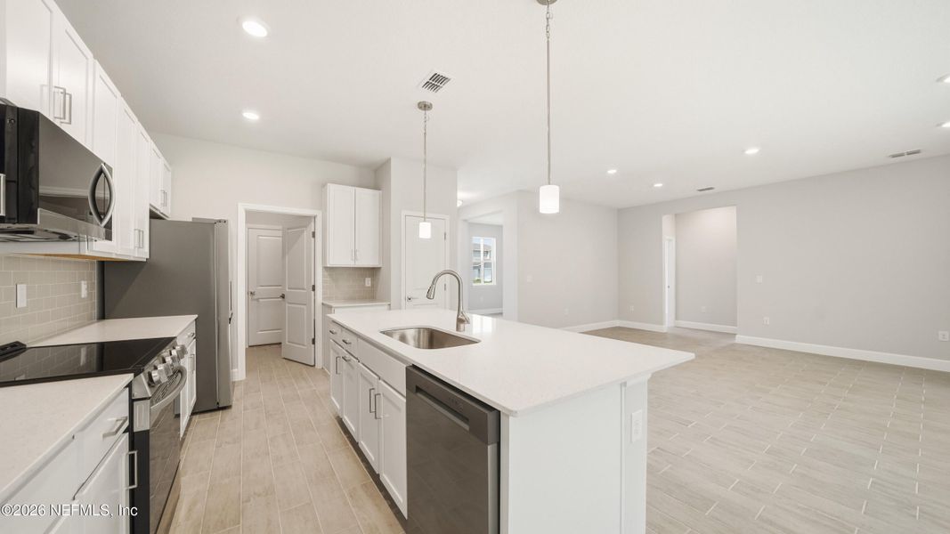 Furnished interior view inside a new home in , Palm Coast (Image 13).