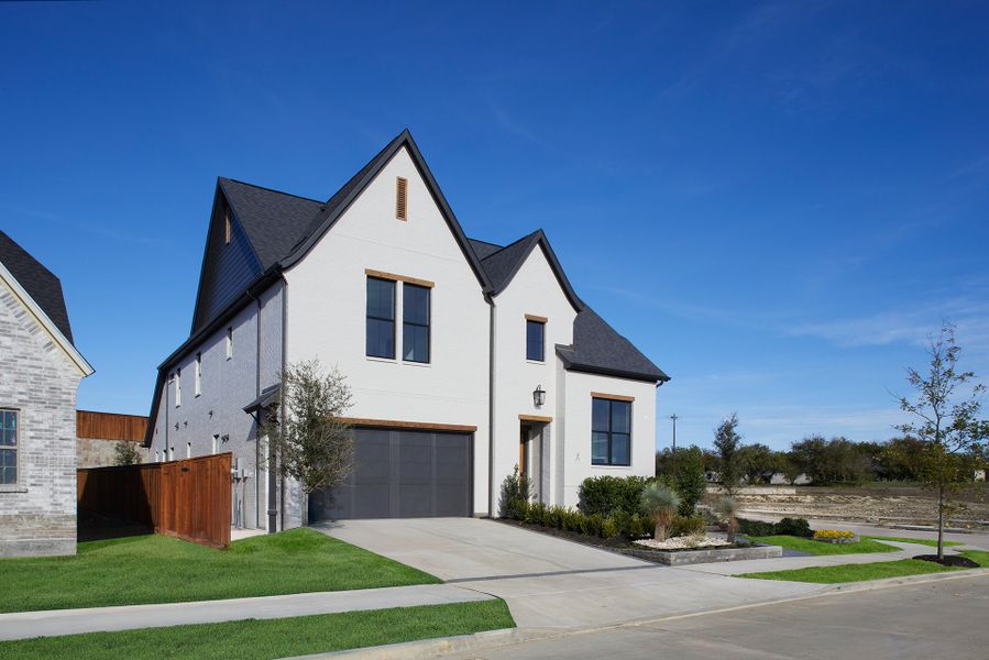 Representative exterior photo of a completed home built from the Benbrook - SH 4459 by Shaddock Homes in Grand Oaks at Green Meadows - 50', Celina, TX (Image 33). Representative exterior photo of a completed home built from the Benbrook - SH 4459 by Shaddock Homes in Grand Oaks at Green Meadows - 50', Celina, TX (Image 33).