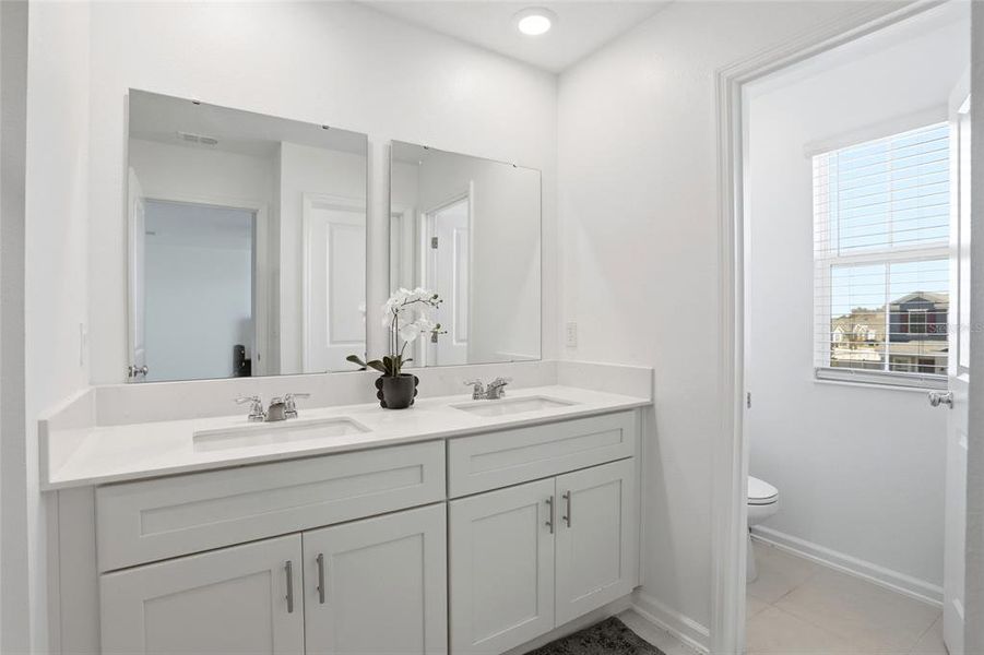 Furnished interior view inside a new home in Westview, Kissimmee (Image 31).