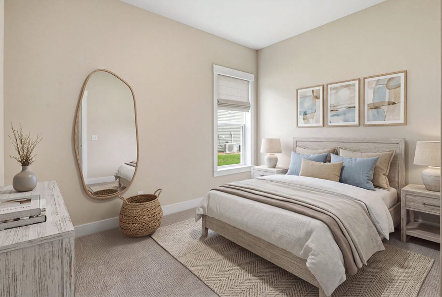 Representative furnished interior of a home built from the Juniper Ii by Beazer Homes in The Oaks, Goose Creek (Image 14). Representative furnished interior of a home built from the Juniper Ii by Beazer Homes in The Oaks, Goose Creek (Image 14).