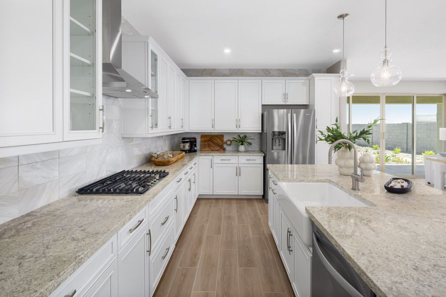 Representative furnished interior of a home built from the Irwin by Beazer Homes in Marbella at Windrose, Waddell (Image 14).