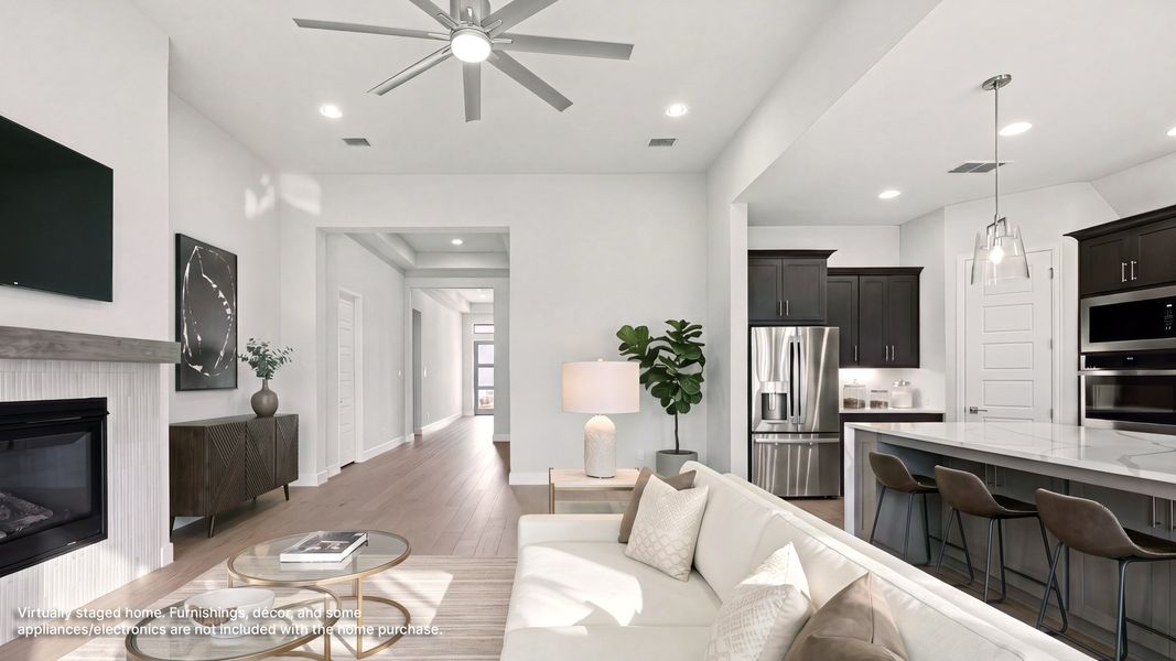 Furnished interior view inside a new home in Lakewood Village, Lakewood Village (Image 6). Furnished interior view inside a new home in Lakewood Village, Lakewood Village (Image 6).