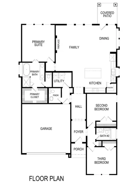 2D floor plan layout for the Edgewater F by First Texas Homes in Edgewood Creek, Celina, TX (Image 4). 2D floor plan layout for the Edgewater F by First Texas Homes in Edgewood Creek, Celina, TX (Image 4).