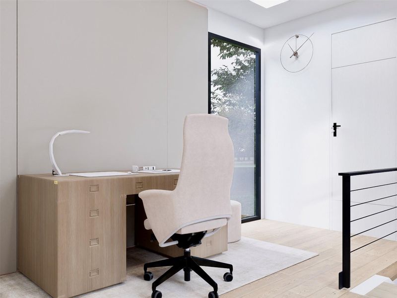 Office with skylight