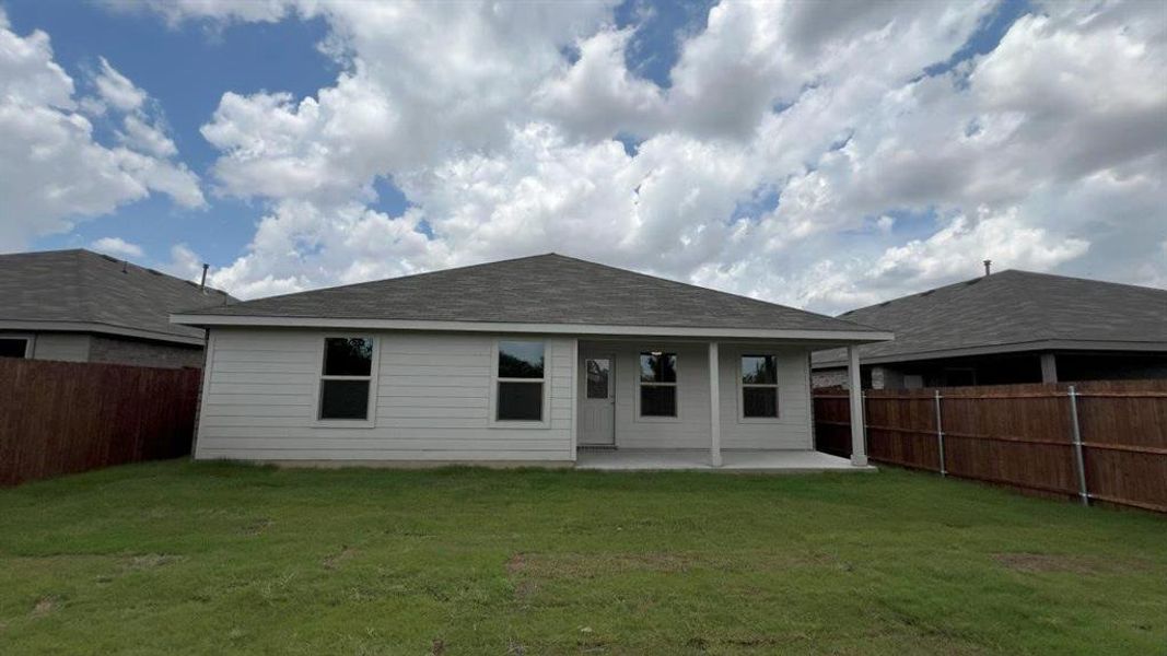 Rear Elevation Rear Elevation