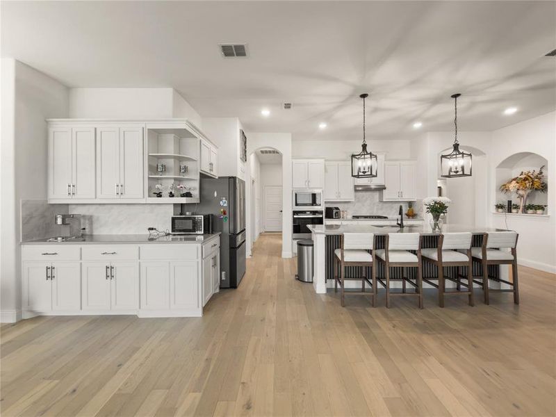 Furnished interior view inside a new home in Belle Meadows, Cleburne (Image 12).