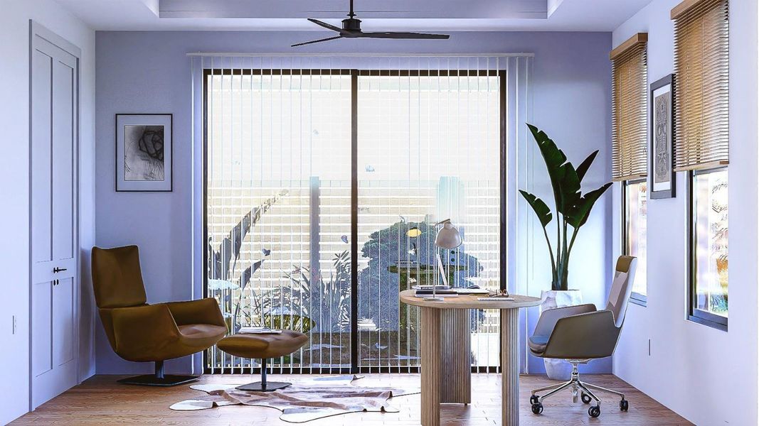 Furnished interior view inside a new home in , Houston (Image 3).