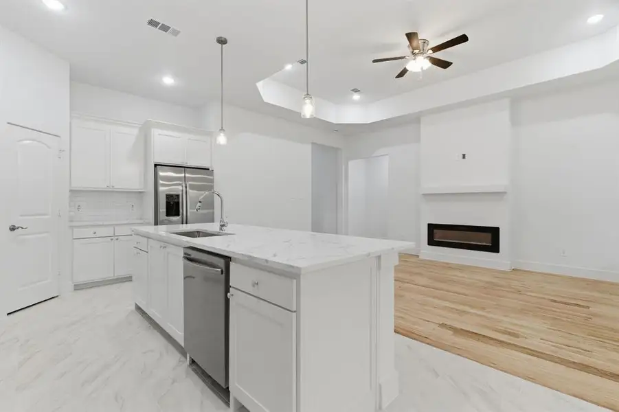 Furnished interior view inside a new home in , Weatherford (Image 5). Furnished interior view inside a new home in , Weatherford (Image 5).