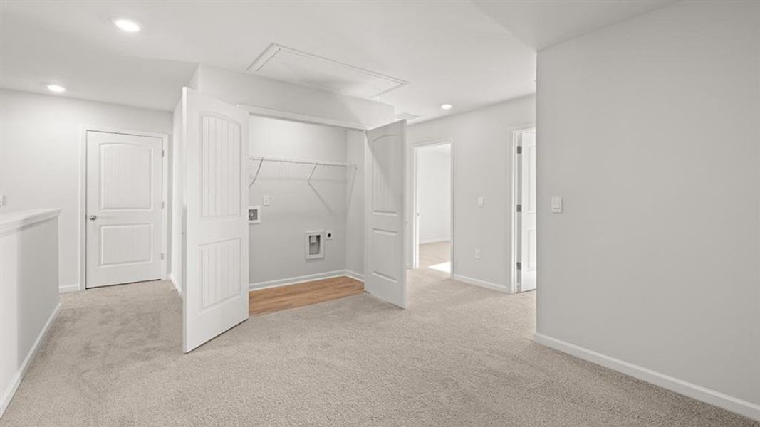 Spacious, unfurnished interior of a new home in Waypoint, Flowery Branch (Image 22).