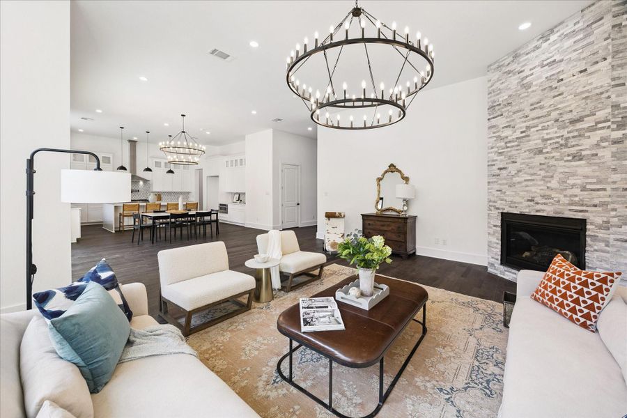 Furnished interior view inside a new home in , Houston (Image 17).