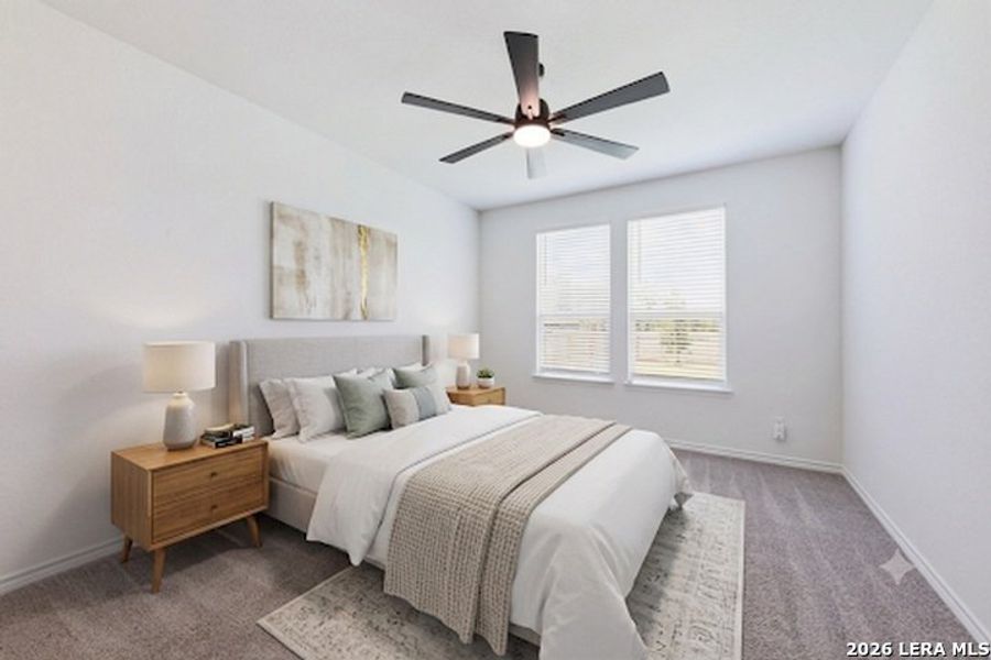 Furnished interior view inside a new home in Briarwood Oaks, San Antonio (Image 12).