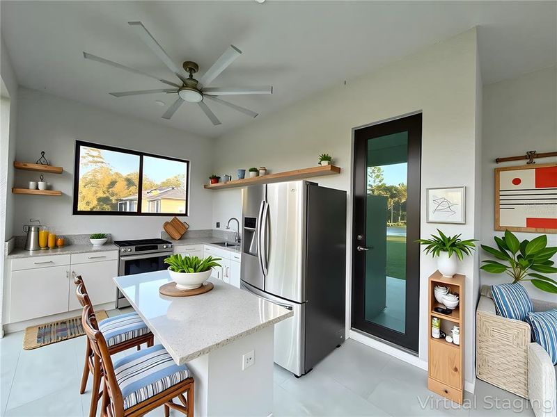 Furnished interior view inside a new home in , Naples (Image 3). Furnished interior view inside a new home in , Naples (Image 3).