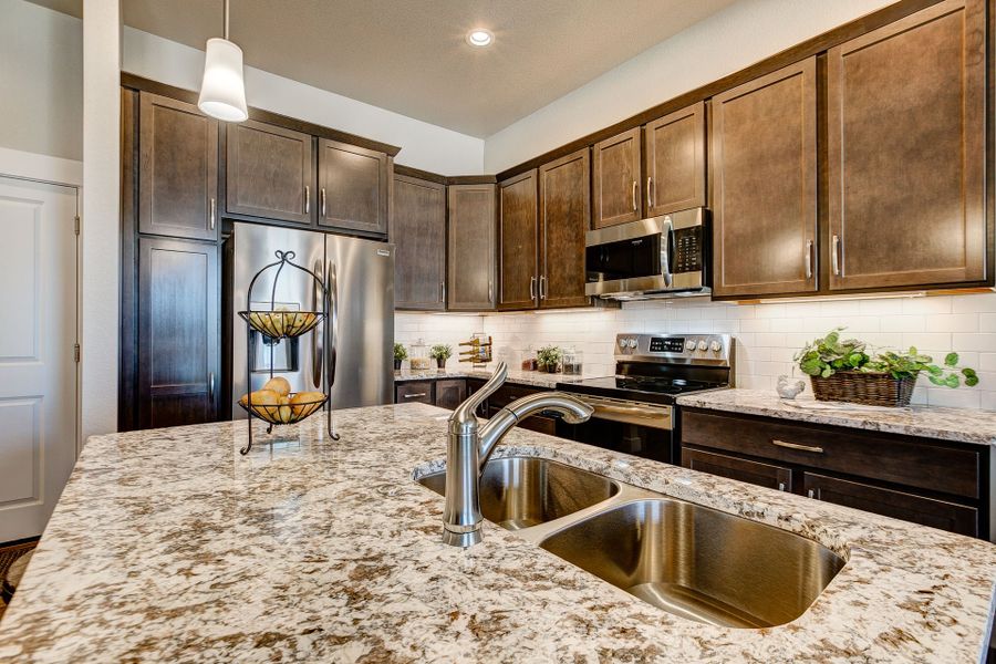 Representative furnished interior of a home built from the The Camden by Landmark Homes in The Lakes at Centerra, Loveland (Image 14). Representative furnished interior of a home built from the The Camden by Landmark Homes in The Lakes at Centerra, Loveland (Image 14).
