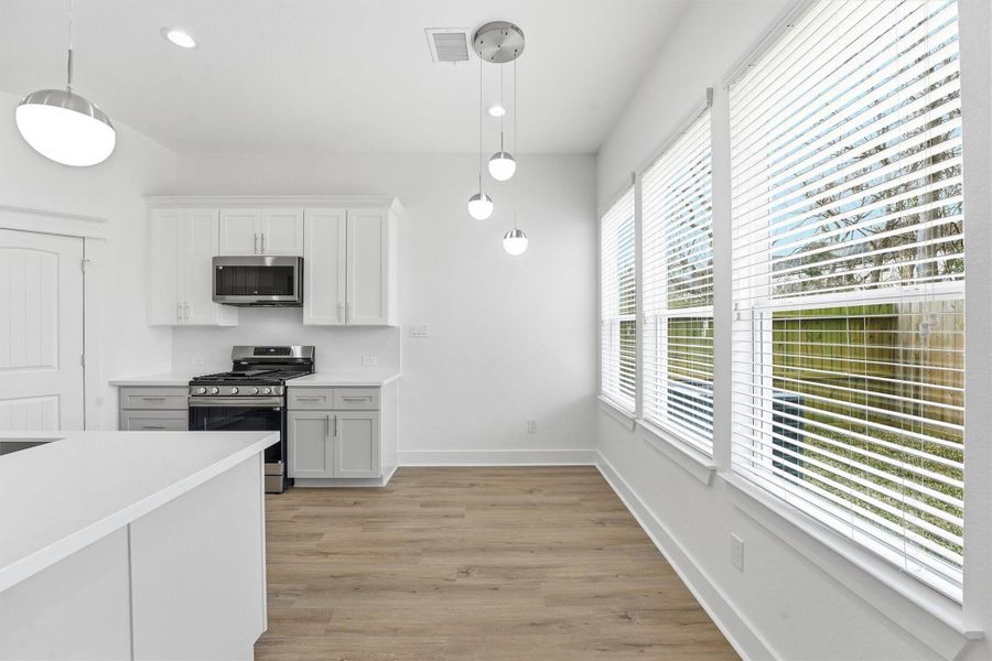 Furnished interior view inside a new home in , Houston (Image 8).