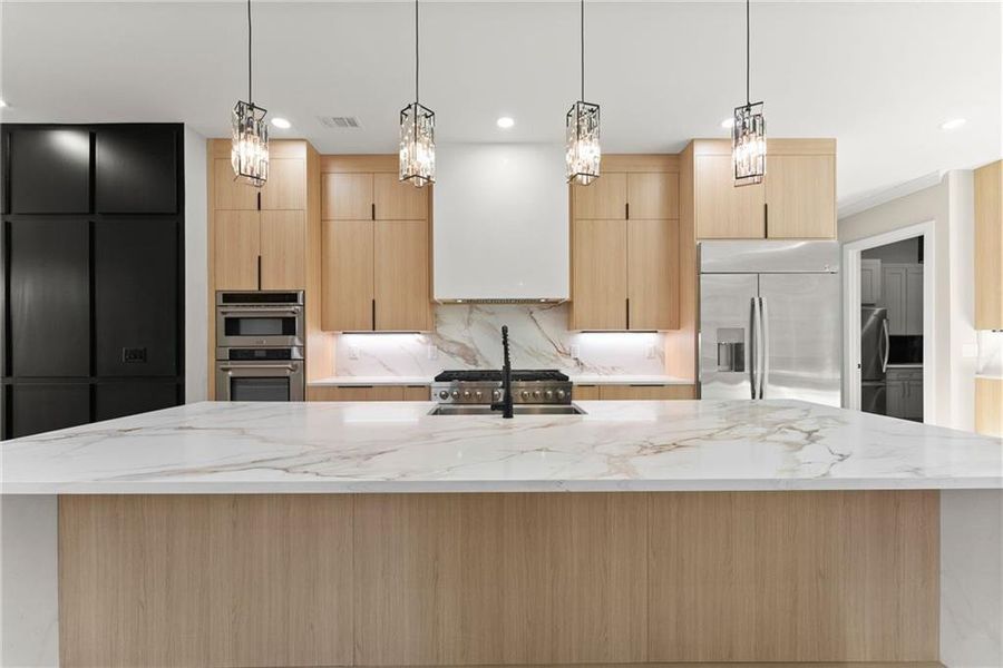 Furnished interior view inside a new home in , Hoschton (Image 6).