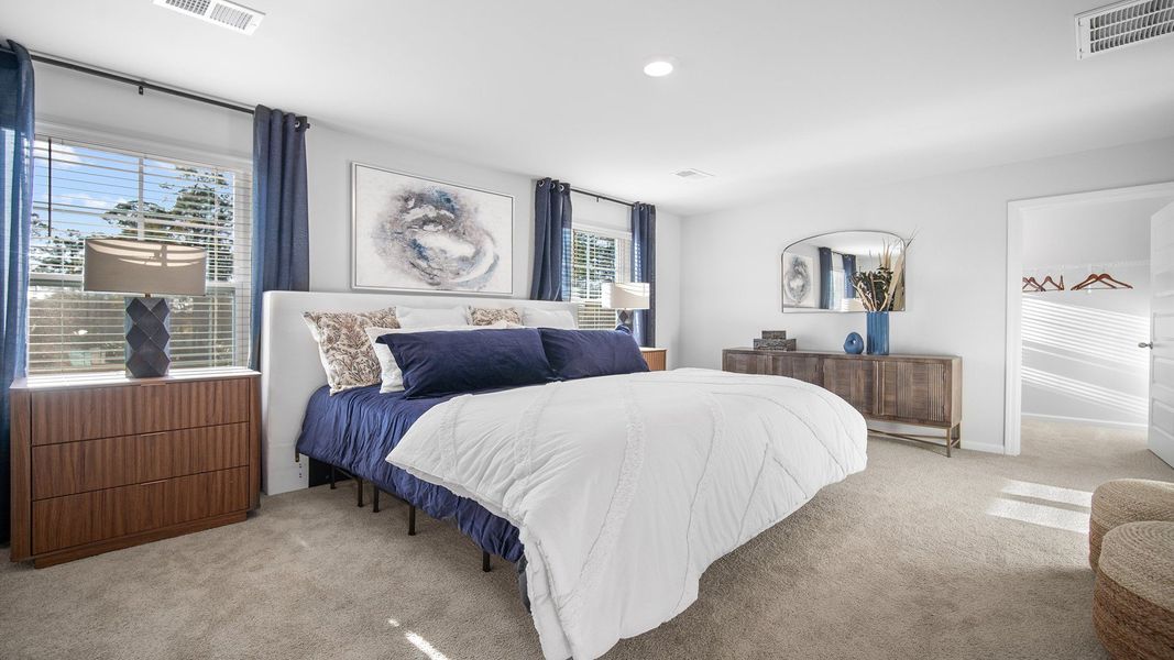 Furnished interior view inside a new home in The Groves at Bees Creek, Ridgeland (Image 28).