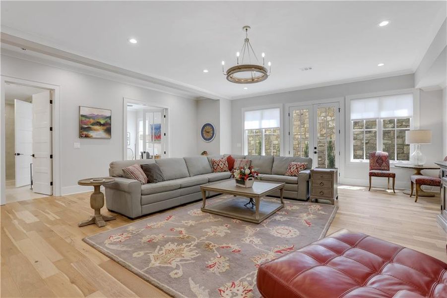 Furnished interior view inside a new home in , Dahlonega (Image 40).