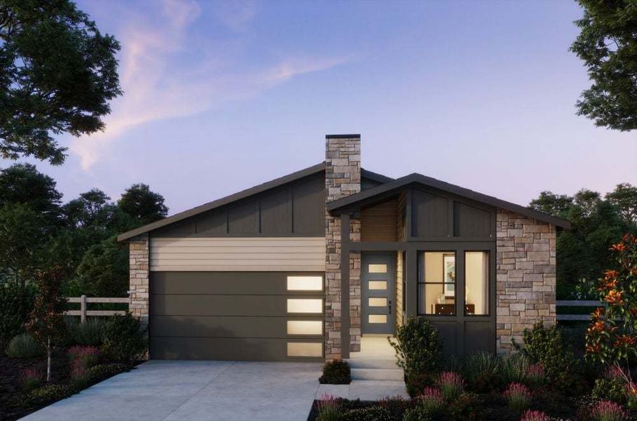 Harmony by Trumark Homes at Sterling Ranch | Plan 2 | Mid Centrury