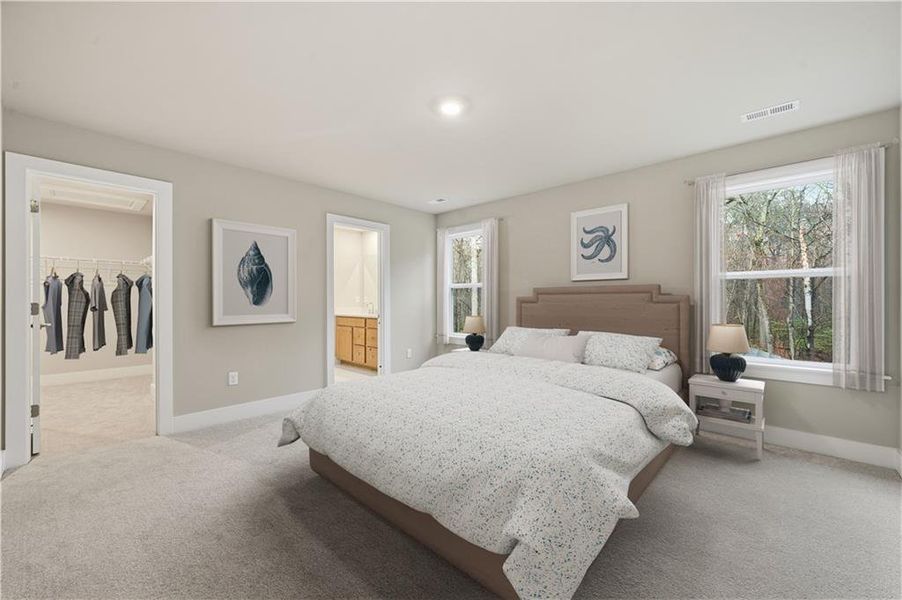 Furnished interior view inside a new home in Rhodes Glen, Lawrenceville (Image 5).