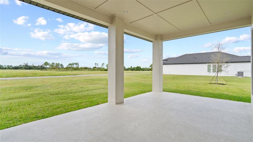 Exterior details and patio area of a home in Magnolia Bay 50', Nokomis (Image 3).