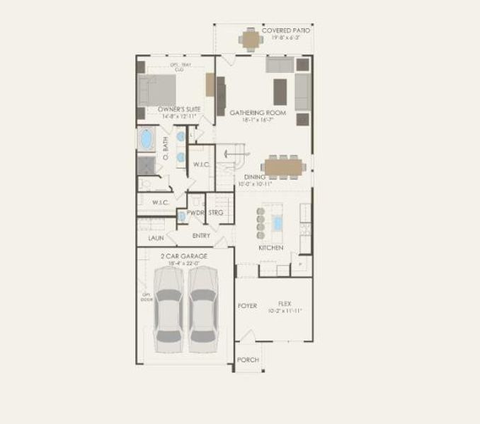 Pulte Homes, Hamilton floor plan