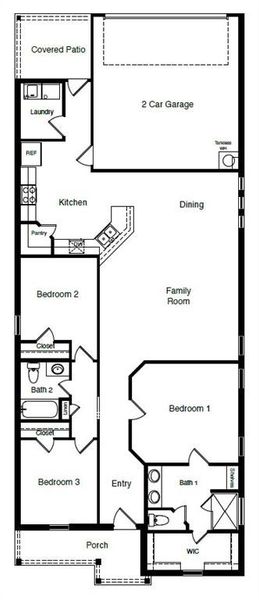 D.R. Horton's Laurel floorplan - All Home and community information, including pricing, included features, terms, availability and amenities, are subject to change at any time without notice or obligation. All Drawings, pictures, photographs, video, square footages, floor plans, elevations, features, colors and sizes are approximate for illustration purposes only and will vary from the homes as built.