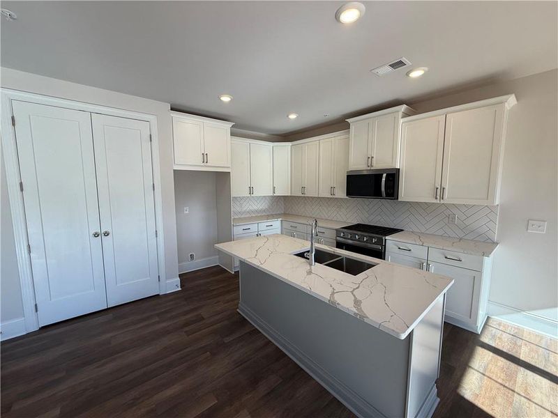 Furnished interior view inside a new home in , Marietta (Image 5).