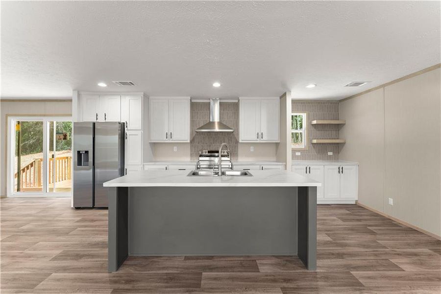 Furnished interior view inside a new home in , Lula (Image 8).
