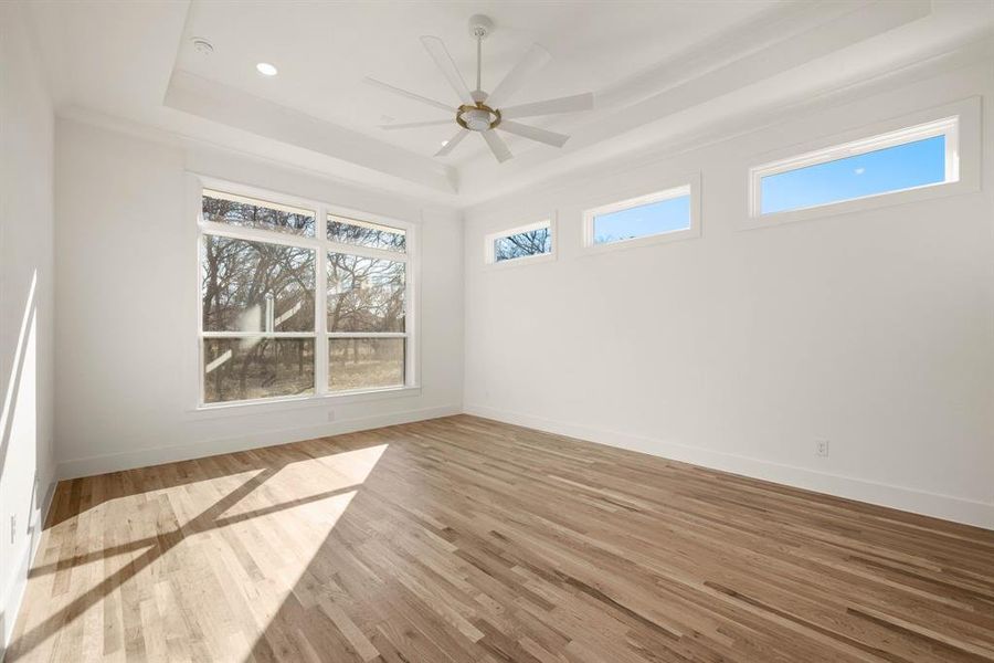 Spacious, unfurnished interior of a new home in Rolling Creek Ranch, Aledo (Image 26). Spacious, unfurnished interior of a new home in Rolling Creek Ranch, Aledo (Image 26).