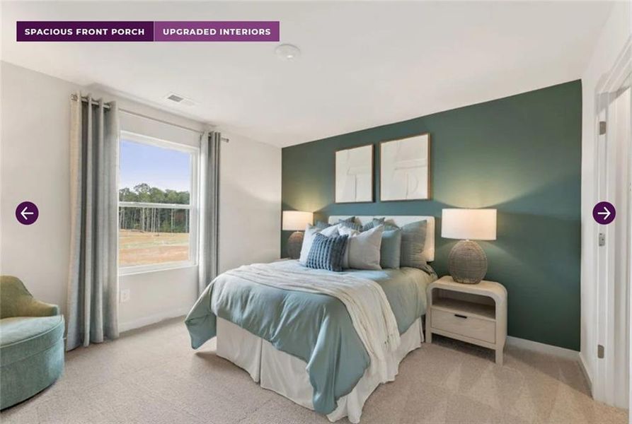 Furnished interior view inside a new home in Reserve at Gum Springs, Jefferson (Image 9).