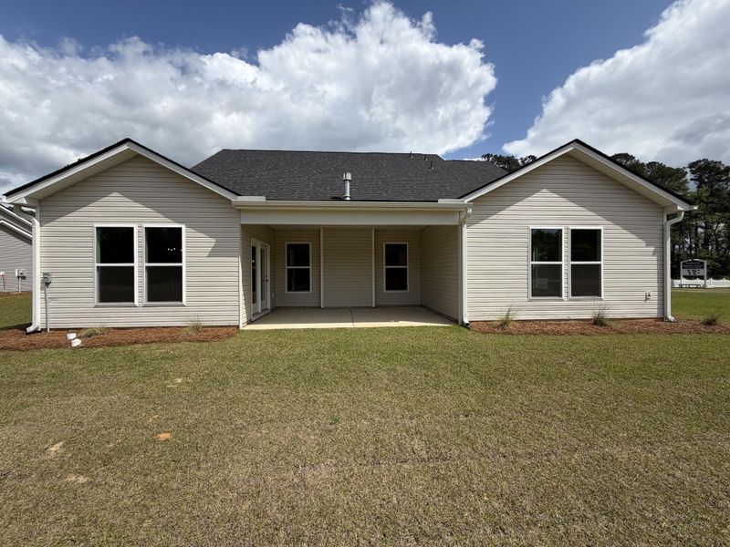 Exterior details and patio area of a home in Central Estates, Summerville (Image 3).