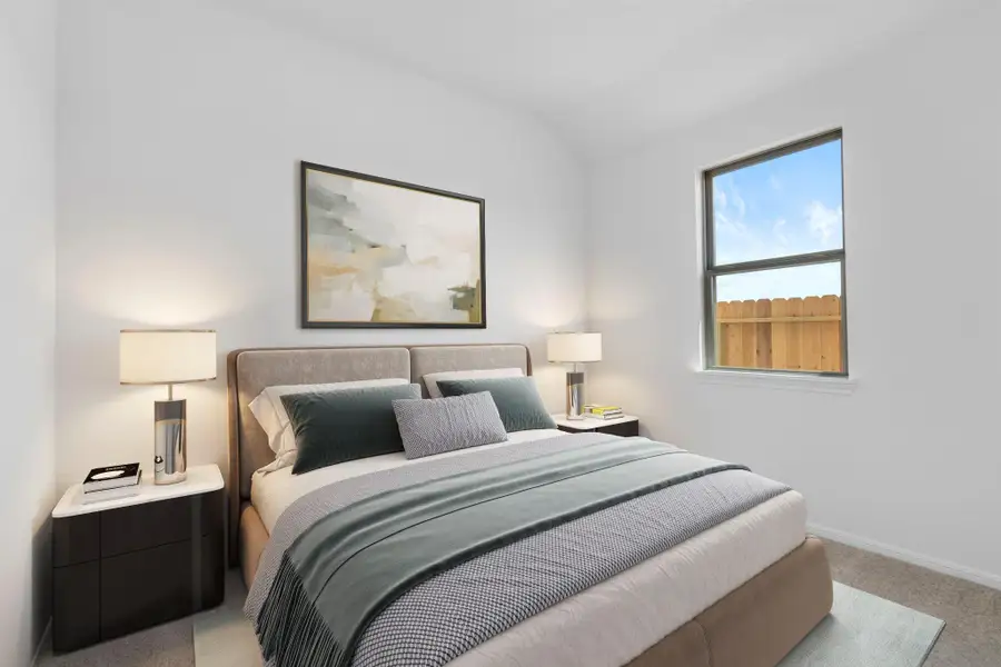Your secondary bedroom features plush carpet, fresh paint, closet, and a large window that lets in plenty of natural lighting. Your secondary bedroom features plush carpet, fresh paint, closet, and a large window that lets in plenty of natural lighting.