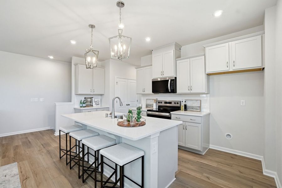 Representative furnished interior of a home built from the Grifton by Mattamy Homes in The Townes at Westfall, Gastonia (Image 10).