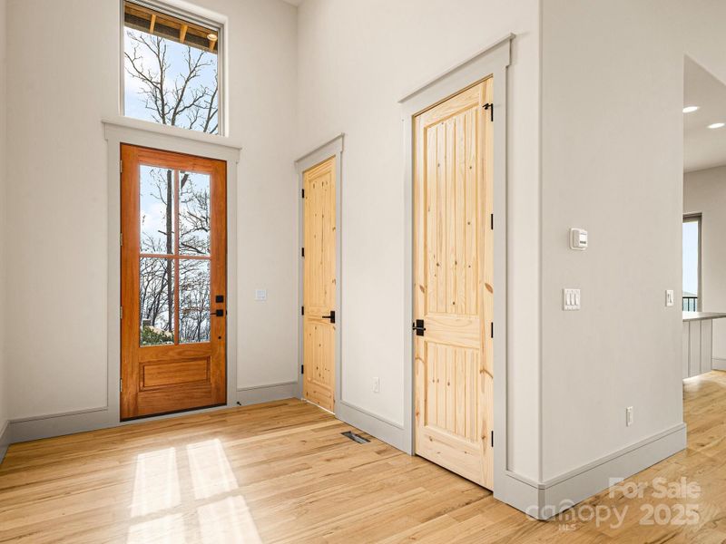 Impressive and bright entry area