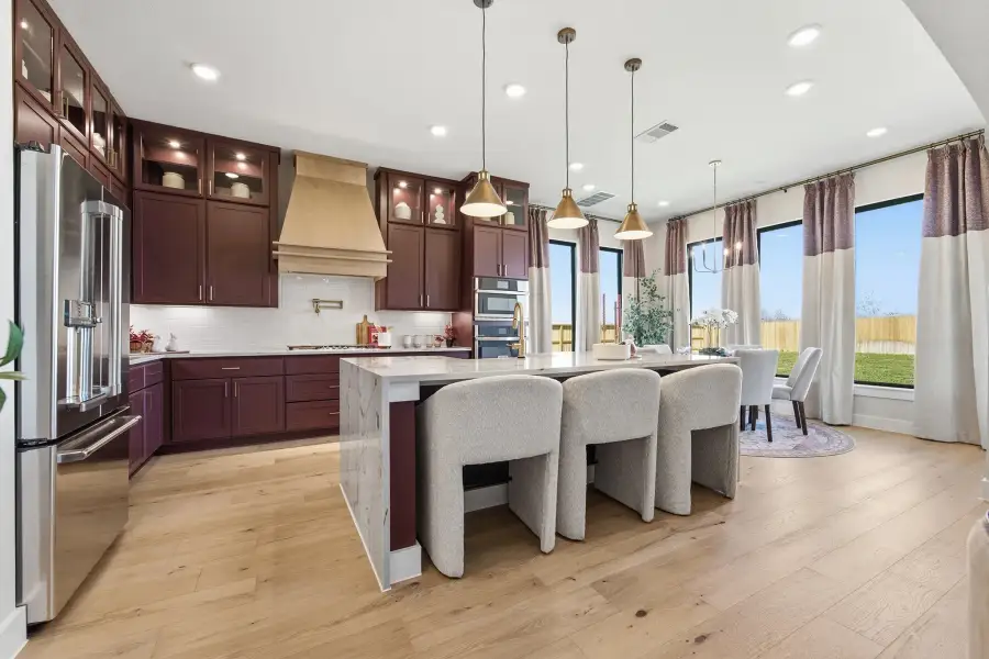 Representative furnished interior of a home built from the Laguna III by CastleRock Communities in Lakesong, Grand Prairie (Image 16).